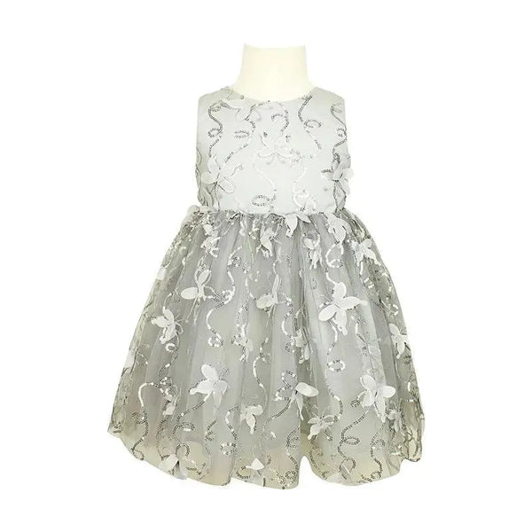 popatu sequin bodice tulle dress Popatu Sequin Tulle Dress - Pink