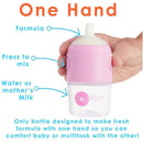 Popyum - 2Pk Anti-Colic Formula Making Baby Bottle 5 Oz, Pastel Purple Image 6