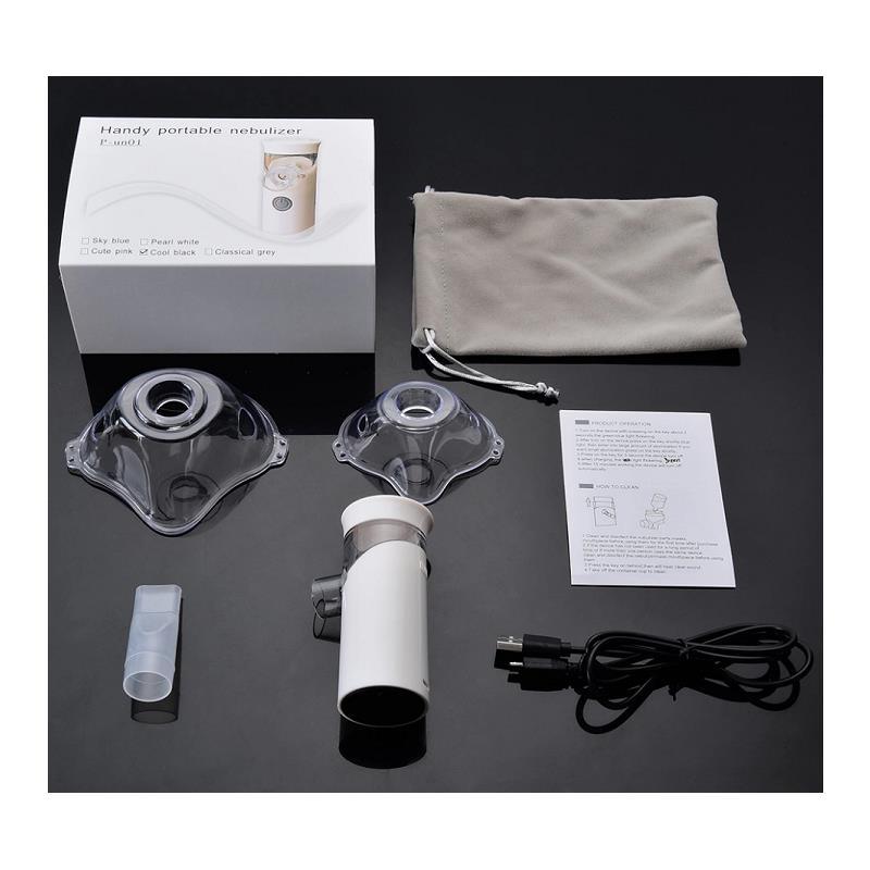 Portable Nebulizer Machine for Adults & Kids | Travel Inhaler with 2 Mouthpieces | Mesh Nebulizer Machine Image 6