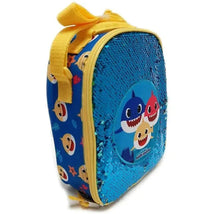 Powerhouse - Baby Shark Sequin Lunch Kit With Long Strap Image 2