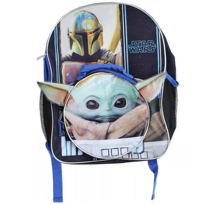 Powerhouse - The Mandalorian 16 Backpack W/Baby Yoda Lunch Kit Image 1