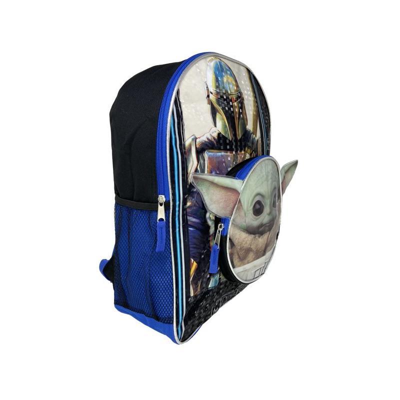 Powerhouse - The Mandalorian 16 Backpack W/Head Shaped Front Pocket Image 2