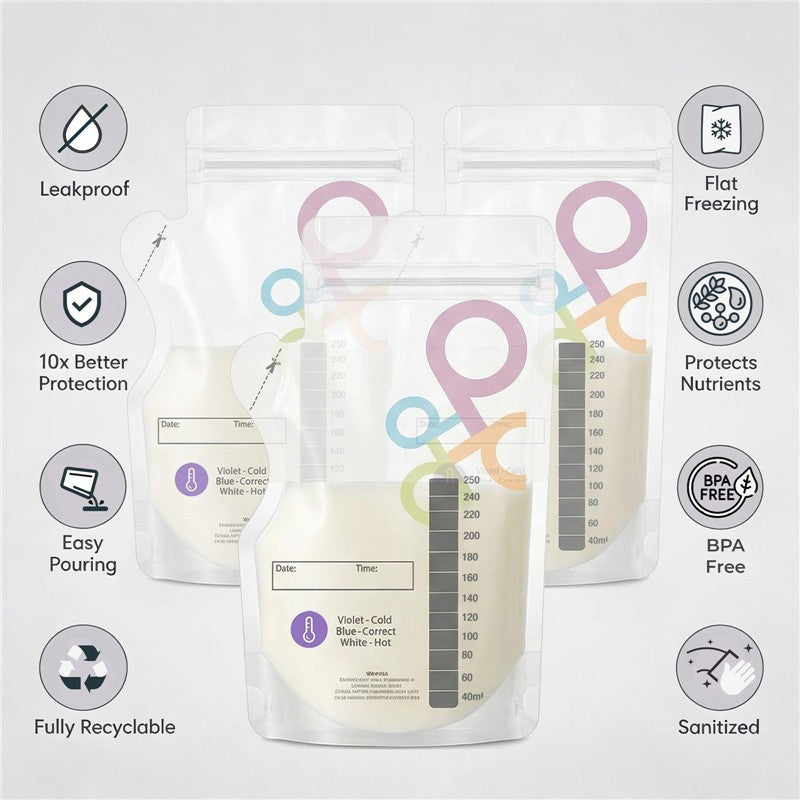 Primo Passi 100 Bags Breastmilk Storage Bags Image 10