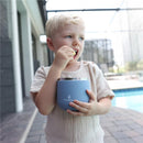 Primo Passi 12 oz Insulated Food Jar for Kids & Babies, Dusty Blue Image 3
