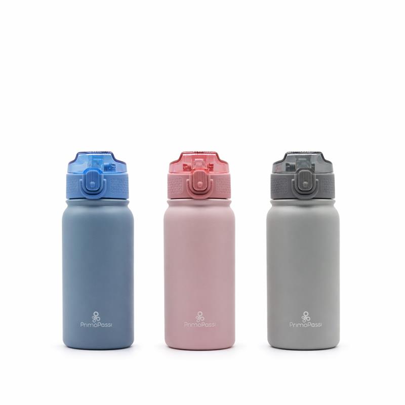 Primo Passi 12 oz Kids Insulated Straw Water Bottle, Blue Image 6