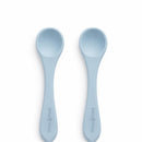 Primo Passi 2Pk Silicone Spoon, Dusty Blue Image 1
