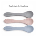 Primo Passi 2Pk Silicone Spoon, Senior Gray Image 5