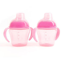 Primo Passi - 2Pk Pink Sippy Cups 4M, 5 Oz Image 2