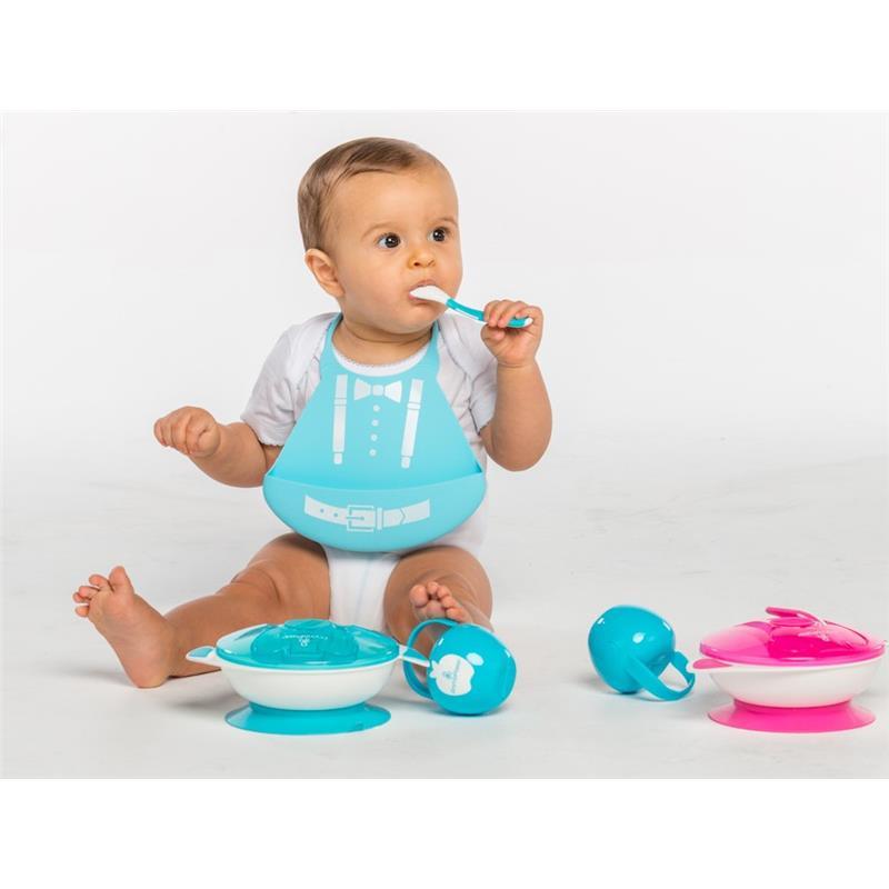 Primo Passi Baby Suction Bowl Feeding Set, Blue Image 6