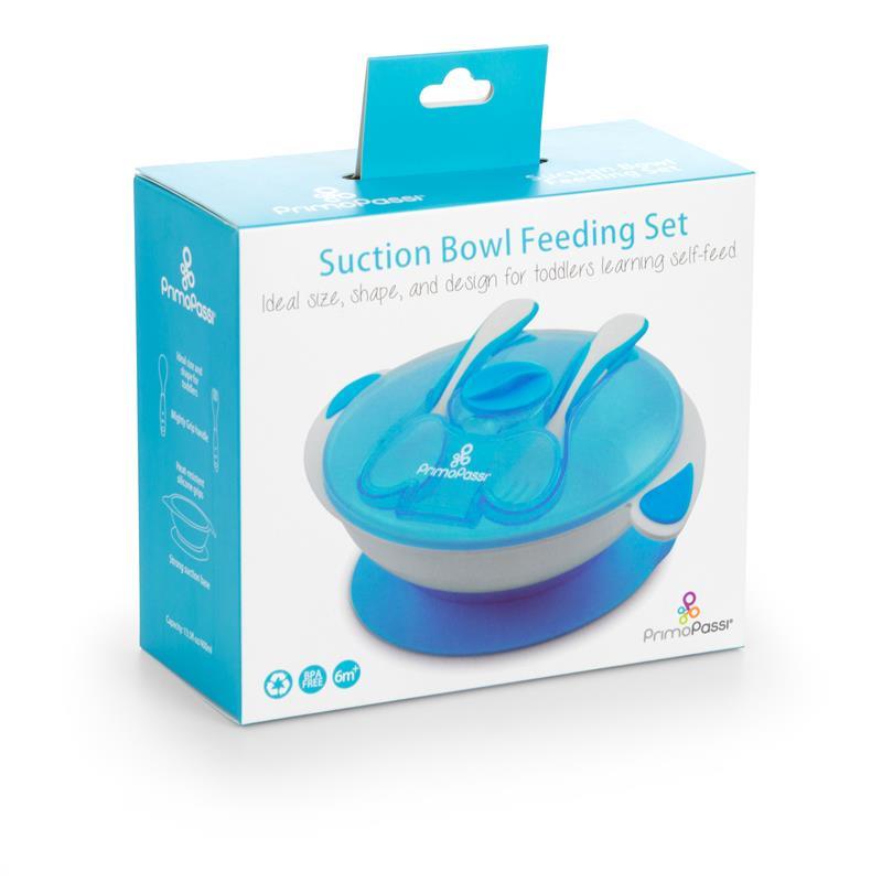 Primo Passi - Baby Suction Bowl Feeding Set, Blue Image 7