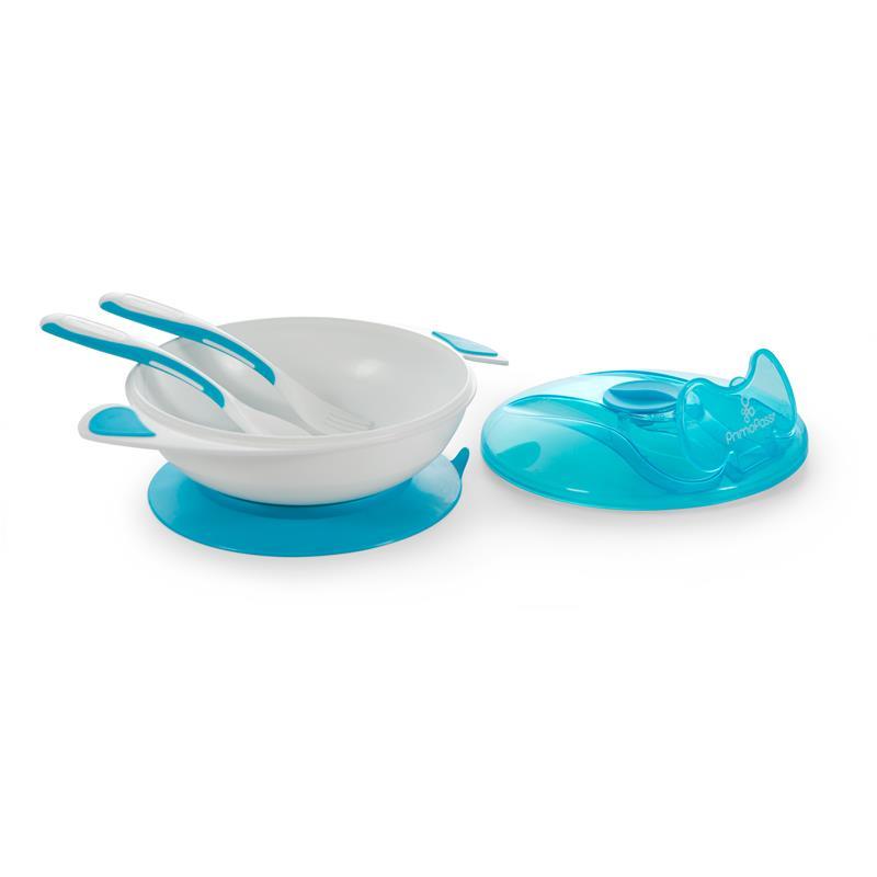 Primo Passi - Baby Suction Bowl Feeding Set, Blue Image 4