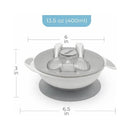Primo Passi Baby Suction Bowl with Lid, Fork & Spoon Set, Grey Image 4