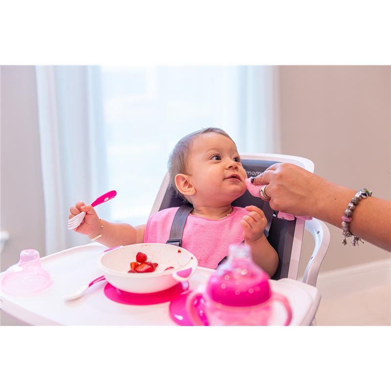 Primo Passi Baby Suction Bowl Feeding Set, Pink Image 6
