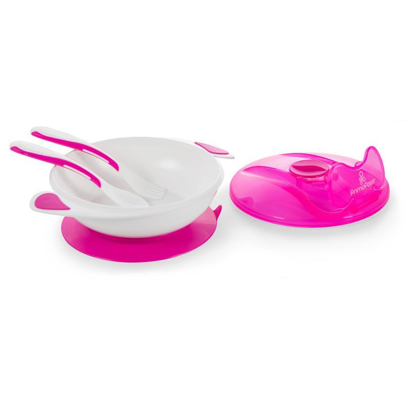 Primo Passi Baby Suction Bowl Feeding Set, Pink Image 15