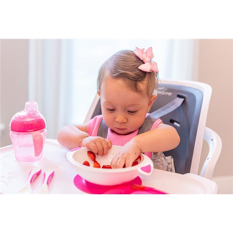 Primo Passi Baby Suction Bowl Feeding Set, Pink Image 4