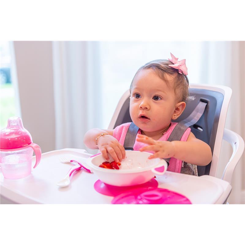 Primo Passi Baby Suction Bowl Feeding Set, Pink Image 9
