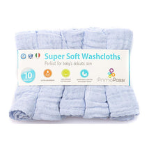 Primo Passi Baby Washcloths, Blue Image 1