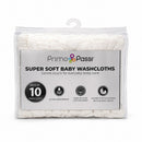 Primo Passi Baby Washcloths, White Image 6