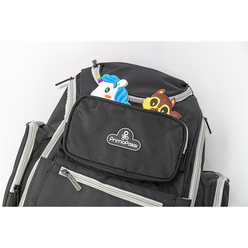 Primo Passi - Grey Backpack Diaper Bag Image 8
