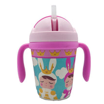 Primo Passi - Bamboo Fiber Kids Cup With Handle/Straw, Metoo Image 1