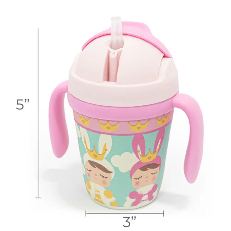 Primo Passi - Bamboo Fiber Kids Cup With Handle/Straw, Metoo Image 8