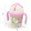 Primo Passi - Bamboo Fiber Kids Cup With Handle/Straw, Metoo Image 8