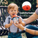 Primo Passi - Bamboo Fiber Kids Cup With Handle/Straw, Winter Friends (Penguin/Polar) Image 4