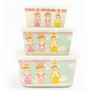 Primo Passi - Bamboo Fiber Kids Food Containers Set Of 3 - Metoo Image 1