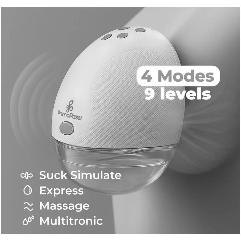 Primo Passi - Double Electric Hand-Free Breast Pump & Lactation Massager Image 2
