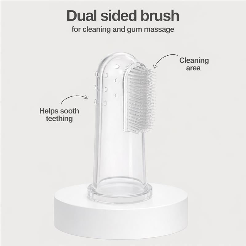 Primo Passi - Finger Silicone Toothbrush with Case Holder Image 3