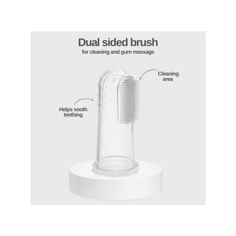 Primo Passi - Finger Silicone Toothbrush with Case Holder Image 4