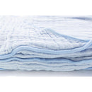 Primo Passi Hooded Muslin Towel, Light Blue | Baby Hooded Towels | Kids Hooded Towels Image 4