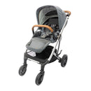 Primo Passi - Icon Stroller, Newborn to Toddler with Reversible Seat & Compact Fold, Gray Melange Image 2