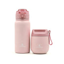 Primo Passi - Insulated Bottle + Insulated Food Jar - Rose Pink Image 1