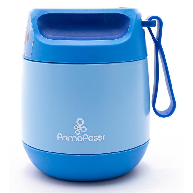Primo Passi - Insulated Food Jar, 12 oz/350ml, Blue | Baby Insulated Food Container Image 1