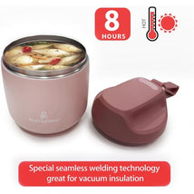 Primo Passi - Insulated Food Jar, 13.5 oz/400 ml, Light Pink Image 2