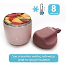Primo Passi - Insulated Food Jar, 13.5 oz/400 ml, Light Pink Image 4