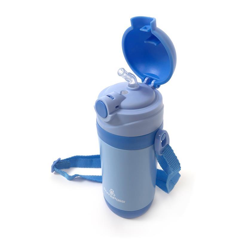 Primo Passi - Insulated Straw Bottle 12oz/350ml, Blue Image 2