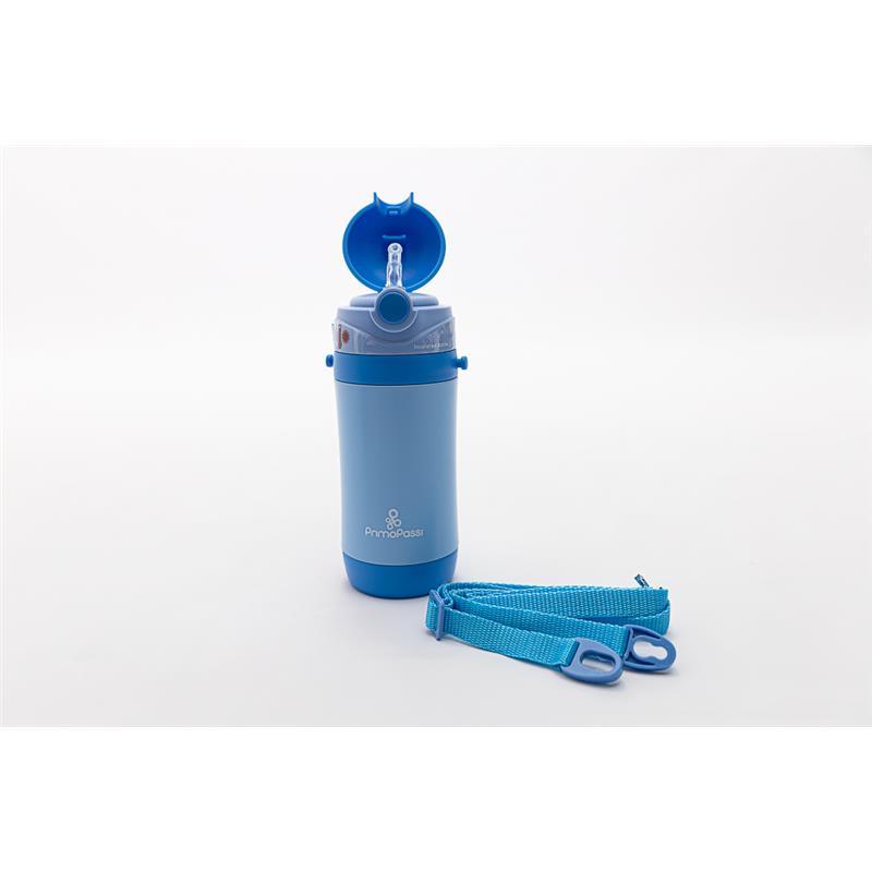 Primo Passi - Insulated Straw Bottle 12oz/350ml, Blue Image 5