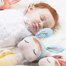 Primo Passi - 13' Metoo Angela Plush Doll Sleeping Baby Girl, Yellow Image 2