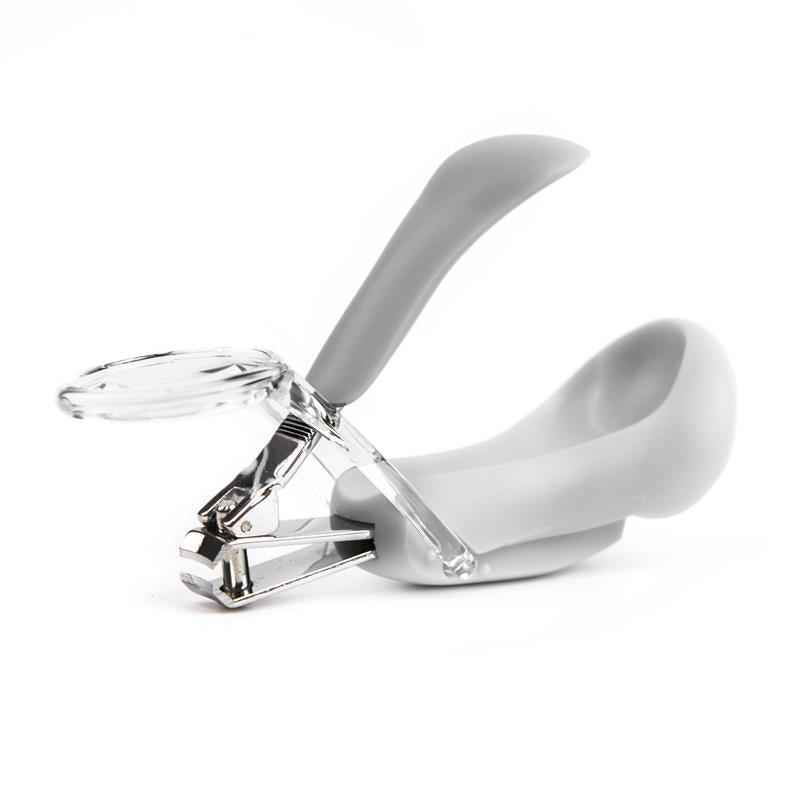 Primo Passi Nail Clipper W/ Magnifier - Grey Image 1