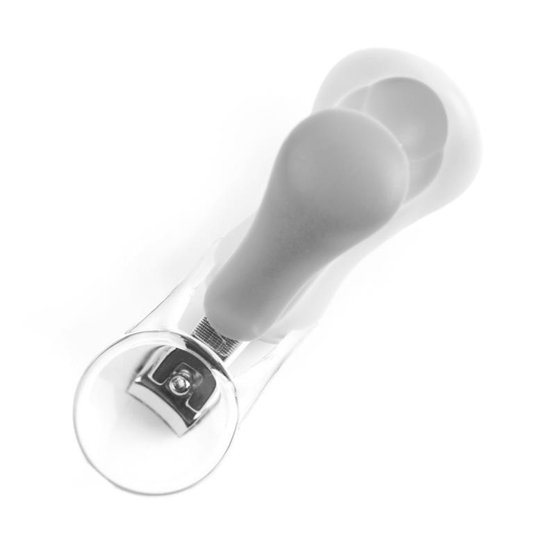 Primo Passi Nail Clipper W/ Magnifier - Grey Image 3