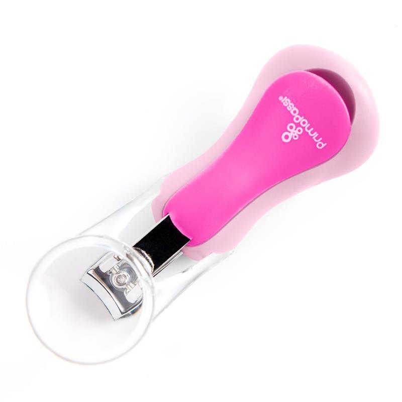 Primo Passi Nail Clipper W/ Magnifier (Pink) Image 2