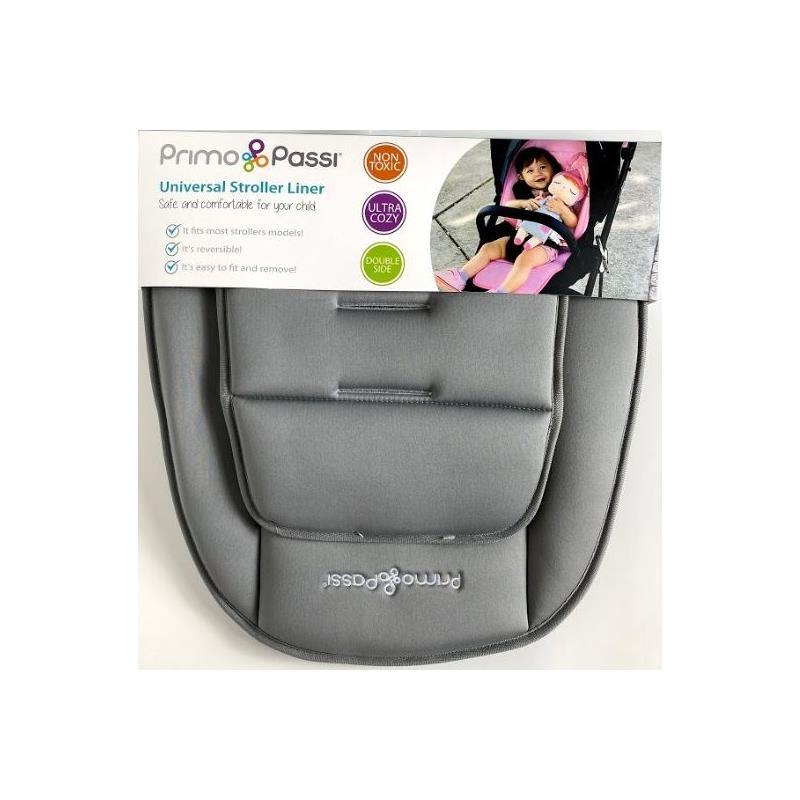 Primo Passi New Universal Stroller Liner, Stroller Protector, Car Seat Liner, Gray Image 2