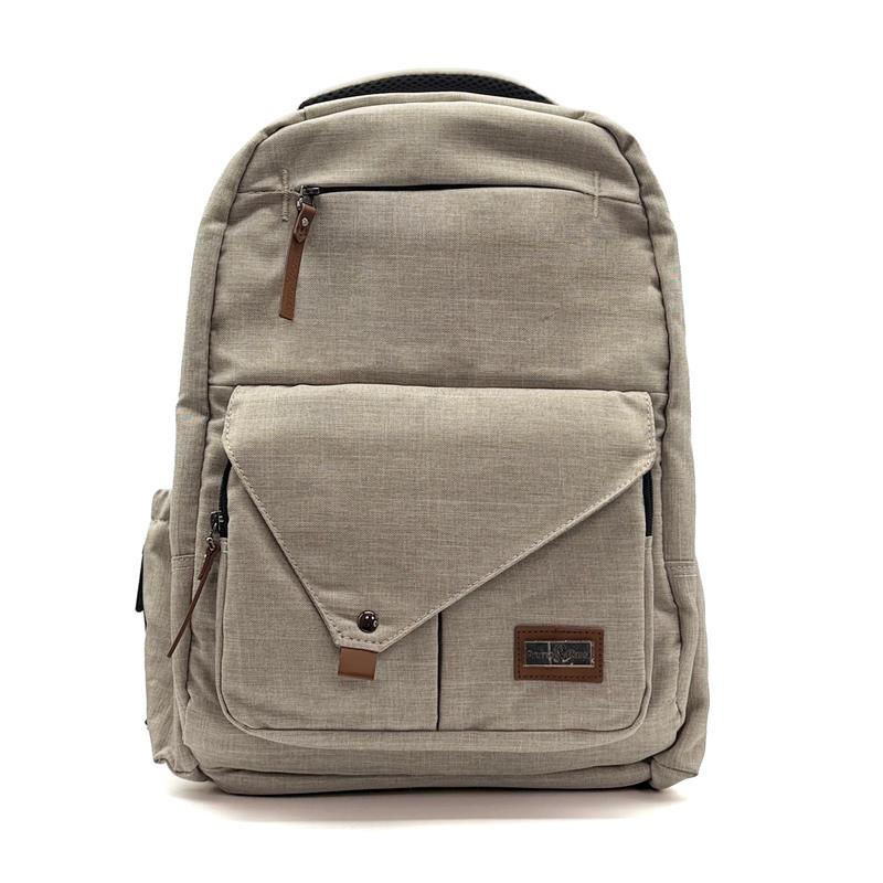 Primo Passi PerTutti Baby Diaper Bag Backpack, Beige Image 5
