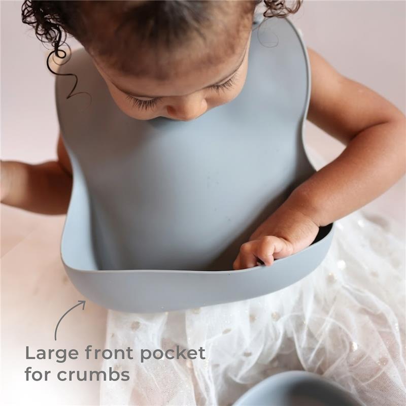 Primo Passi Silicone Bib Rose Pink Image 5