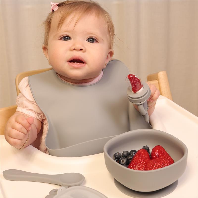 Primo Passi Silicone Bib Rose Pink Image 9