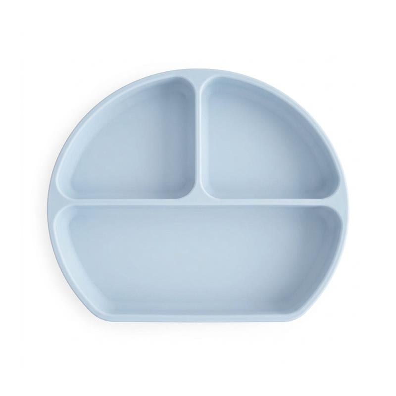 Primo Passi - Silicone Carrot Freezer + Food Feeder + Spoon 2-Pack + Suction Bowl + Suction Plate + Training Cup And Snack Cup - Dusty Blue Image 12