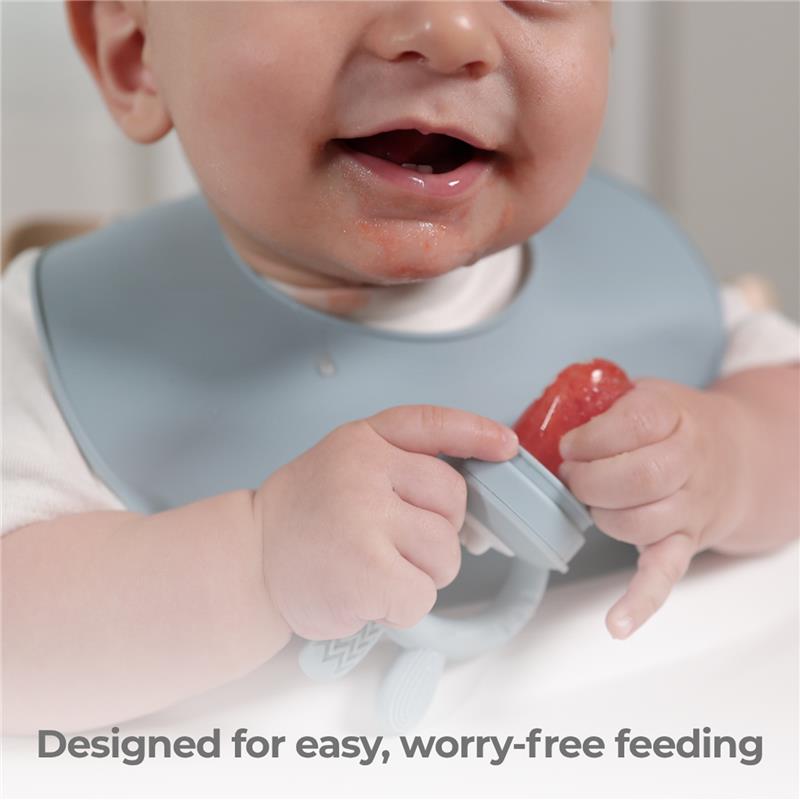 Primo Passi Silicone Food Feeder, Dusty Blue Image 7