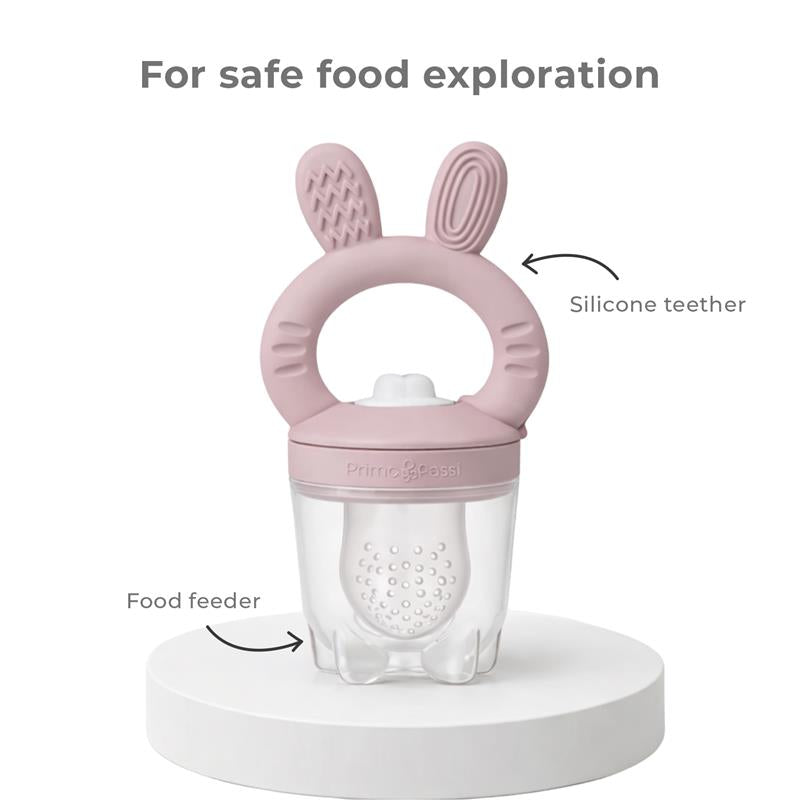 Primo Passi Silicone Food Feeder, Rose Pink Image 6